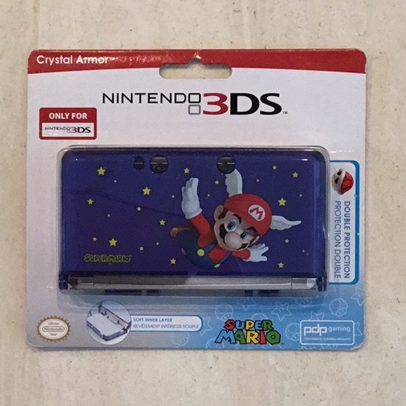 Mario 3DS Case 2011 Holder For Nintendo 3DS Console Handheld Super Mario Vintage - Picture 11 of 11